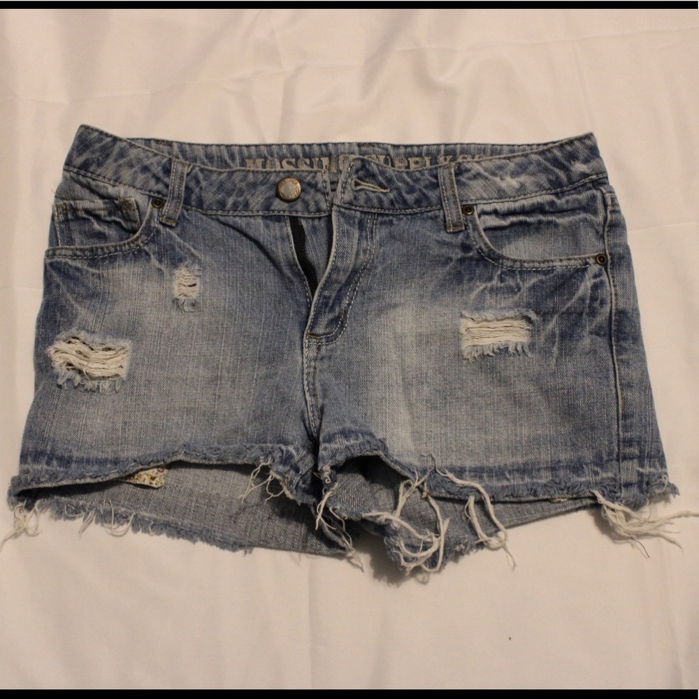 Mossimo Supply Co Distressed Jean Shorts